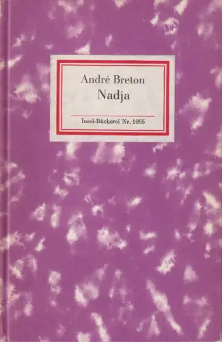 Insel-Bücherei 1065, Nadja, Breton. 1985, Insel-Verlag, gebraucht, gut