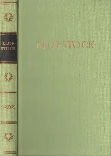 Buch: Friedrich Gottlieb Klopstocks Werke in einem Band, 1983, BDK, Aufbau Vlg.