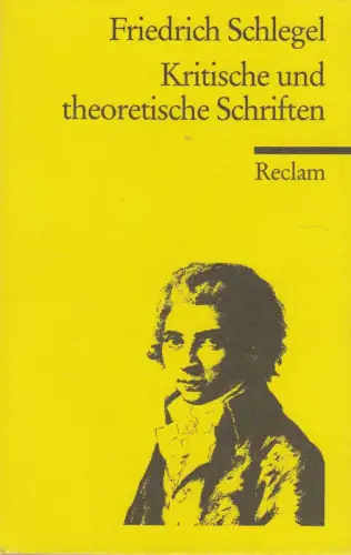 Buch: Kritische und theoretische Schriften, Schlegel, Friedrich von, 1994