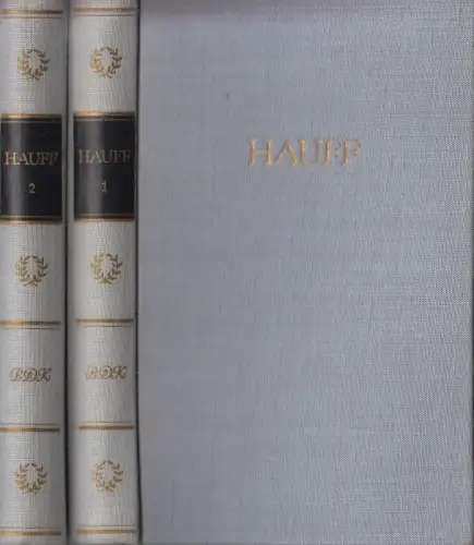 Buch: Wilhelm Hauffs Werke in zwei Bänden, 1960, Bibliothek Deutscher Klassiker