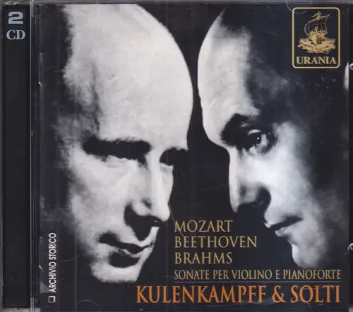 Doppel-CD: Kulenkampff / Solti, Mozart / Beethoven / Brahms, 1999, Urania