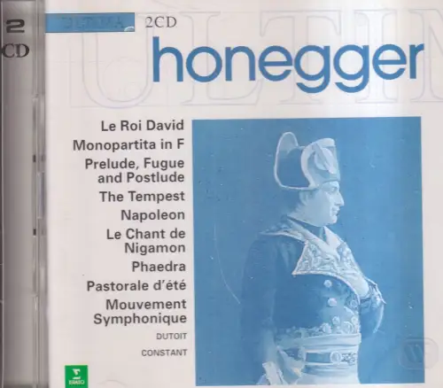Doppel-CD: Arthur Honegger, Le Roi David / Orchestral music, 1998, Erato