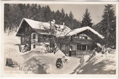 AK Aule - Alm bei Garmisch, ca. 1935, B. Johannes, Inh. E. Beckert, Postkarte