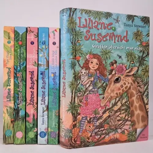 6 Bücher Liliane Susewind, Tanya Stewner, Tiger, Affen, Pabda, Reh, Eisbär ...