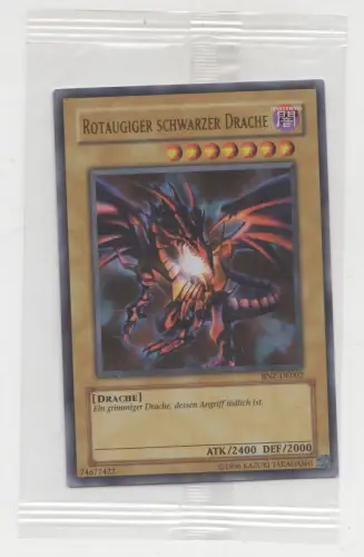 OVP!! Sammelkarte: Yu-Gi-Oh! Rotäugiger Schwarzer Drache ( BNZ-DE002), Takahashi