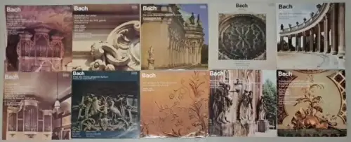 10x Johann Sebastian Bach Eterna Edition Schallplatten 12" LP, Kantaten, Sonaten
