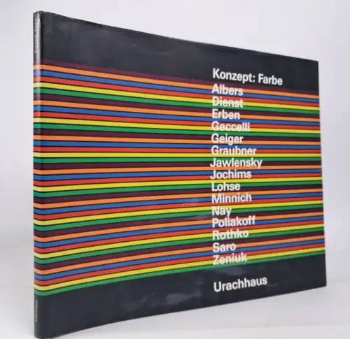 Ausstellungskatalog Konzept: Farbe, Karin Fesel (Hrsg.), 1994, Urachhaus Verlag