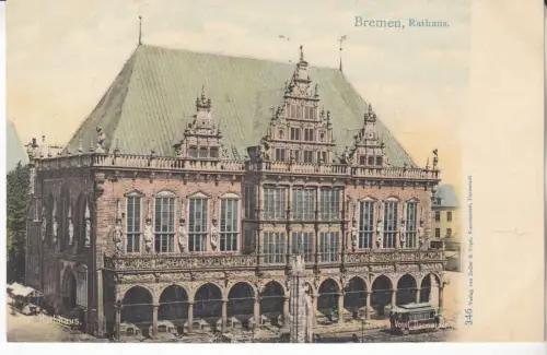 AK Bremen. Rathaus, Zedler & Vogel, Postkarte, ungelaufen, gebraucht, gut