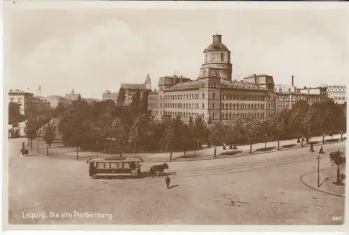 AK Leipzig. Die alte Pleißenburg, Karl Cramer, Postkarte, ungelaufen, gebraucht