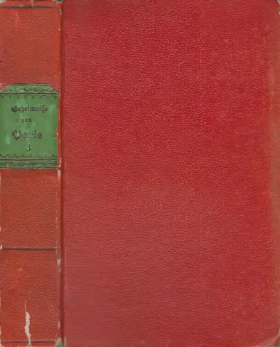 Buch: Die Geheimnisse von Paris. Band 3, Eugene Sue, Liebmann, gebraucht, gut