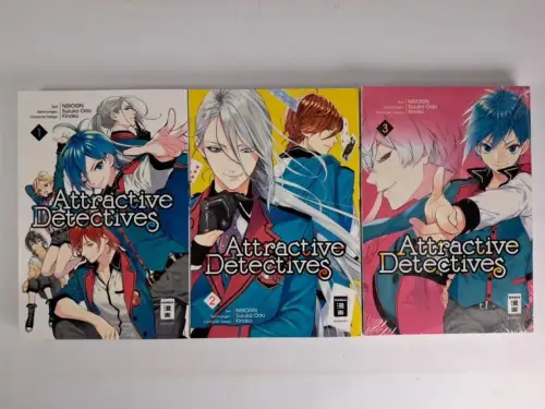 Manga: Attractive Detectives 1-3, NISIOISIN u.a., Egmont, 3 Bände, wie neu!