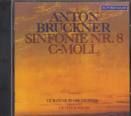 CD: Bruckner, Sinfonie Nr. 8 C-Moll, 1996, Günter Wand, Scribendum, Klassik
