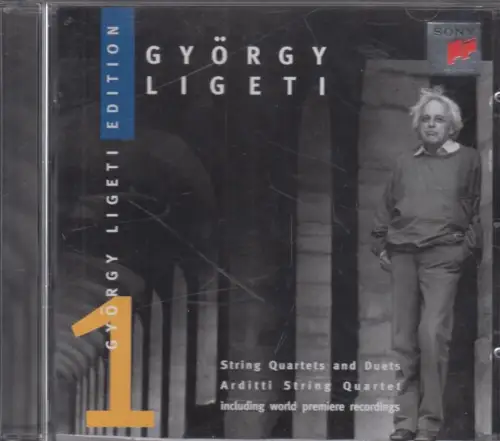 CD: György Ligeti, String Quartets and Duets, 1994, Arditti String Quartet