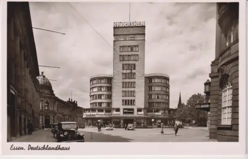 AK Essen. Deutschlandhaus, August Gunkel, Postkarte, ungelaufen, gebraucht, gut