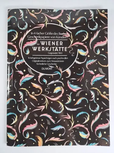 In 4-facher Größe des Buches Geschenkpapiere von Künstlern der Wiener Werkstätte