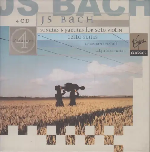 CD-Box: Bach, Sonatas and Partitas for Violin / Cello Suites, 2004, 4 CDs