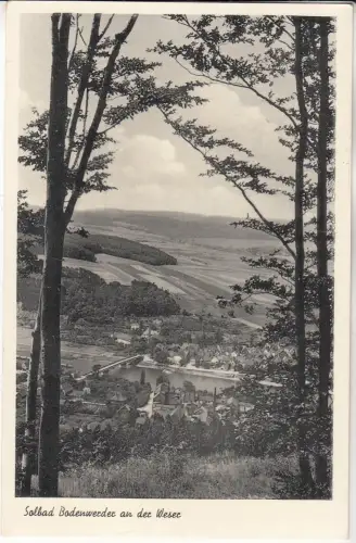 AK Solbad Bodenwerder an der Weser, ca. 1954, Schöning & Co., gebraucht, gut