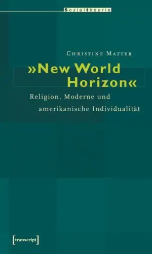 Buch: New World Horizon, Matter, Christine, 2007, transcript Verlag, signiert