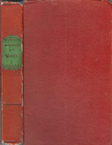 Buch: Die Geheimnisse von Paris. Band 4, Eugene Sue, Liebmann, gebraucht, gut