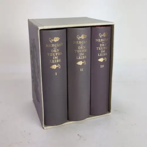 Buch: Den Teufel im Leibe, Andrea de Nerciat, Robert-Andre. 3 Bände, 1986