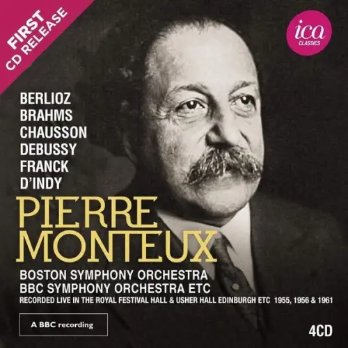 CD-Box: Pierre Monteux, 2018, Berlioz, Brahms, Chausson, Debussy, Franck, 4 CDs