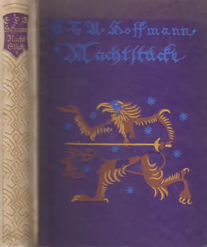 Buch: Nachtstücke, E. T. A. Hoffmann, 1925, Edda-Verlag, Die Blaue Blume Band 7