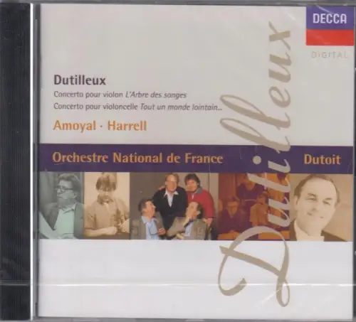 CD: Concertos for Violin and Cello, Henri, Dutilleux, 1995. Amoyal, Harrell u.a.