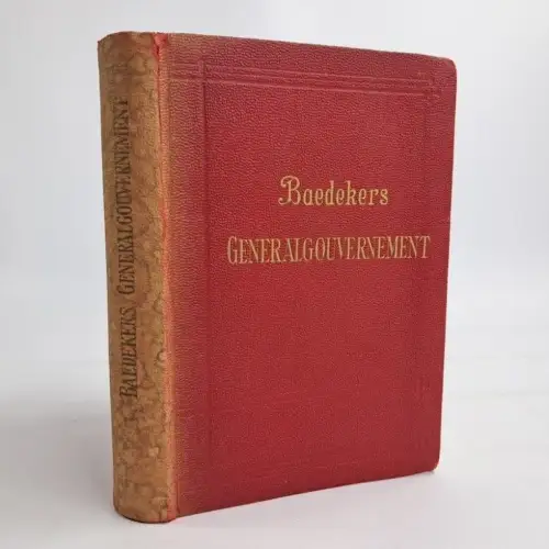 Buch: Das Generalgouvernement, Reisehandbuch, 1943, Karl Baedeker, gebraucht gut