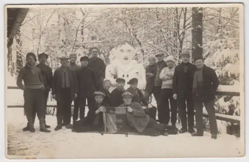 AK Betriebsausflug 1920. Biegehalle Alpenhütte E. Geller 19 Plauen, Postkarte