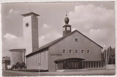 AK Schweinfurt a. M. - Stadthalle u. St. Kilian, Kunstverlag H. Tschernich, Foto