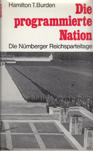 Buch: Die programmierte Nation, Burden, Hamilton T., 1967, Bertelsmann, sehr gut