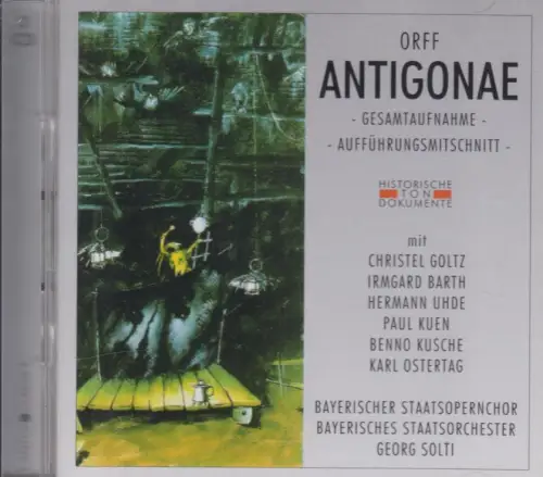 Doppel-CD: Carl Orff, Antigonae, 2005, Cantus Classics, Klassik, Musik