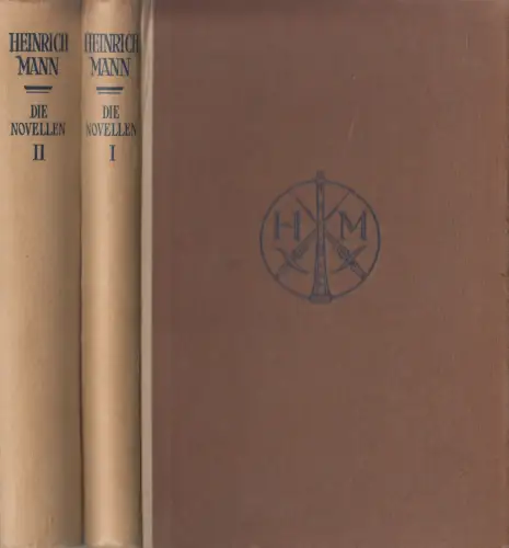 Buch: Die Novellen I+II, Heinrich Mann, Kurt Wolff Verlag, 2 Bände
