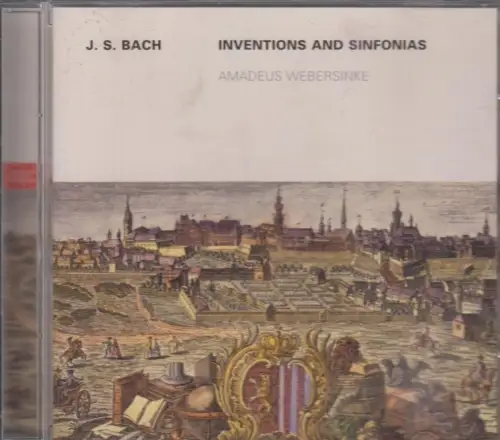 CD: Bach, Inventions and Sinfonias, 2003, Amadeus Webersinke, Edel Classics