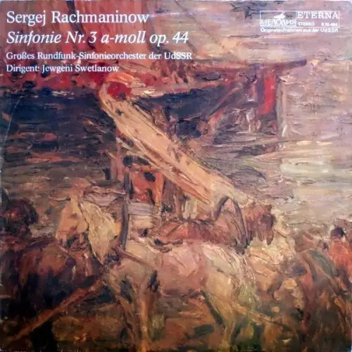 LP: Sergej Rachmaninow - Sinfonie Nr. 3 A-moll Op. 44, Eterna, 1974