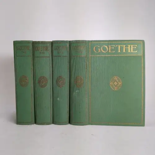 Buch: Goethe's Werke in sechzehn Bänden, 16 Teile in 4 Bänden, Th. Knaur Nachf.