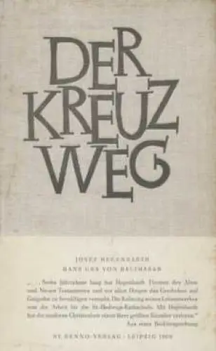 Buch: Der Kreuzweg, Balthasar, Hans Urs von. 1968, St. Benno-Verlag