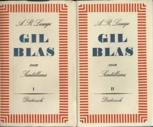 Sammlung Dieterich 263/4, Gil Blas von Santillana, Lesage, Alain Rene. 2 Bä 6846