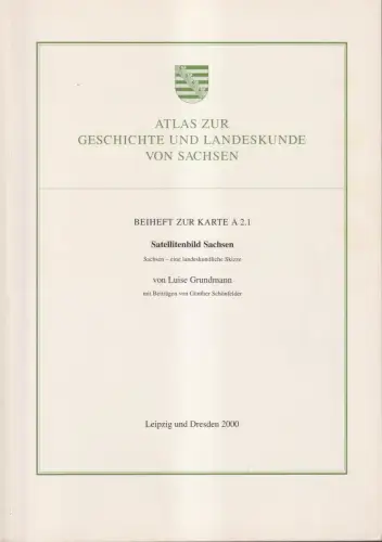 Atlas zur Geschichte und Landeskunde von Sachsen, Beiheft zur Karte A 2.1