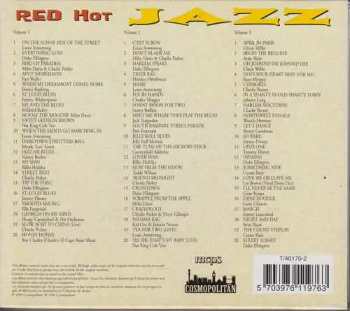 CD-Box: Red Hot Jazz. 1999, The Essential Collection, 3 CDs, gebraucht, gut