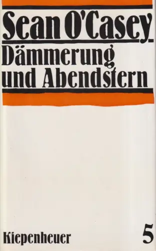 Buch: Dämmerung und Abendstern, O'Casey, Sean. Werke, 1988, gebraucht, gut