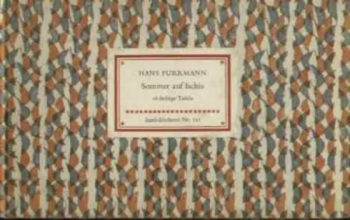 Insel-Bücherei 721, Sommer auf Ischia, Purrmann, Hans. 1963, Insel-Verlag