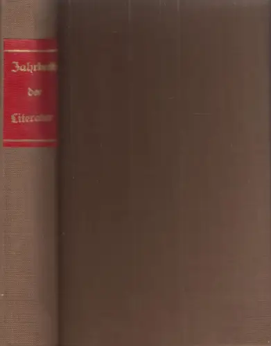 Buch: Jahrbuch der Literatur - Erster Jahrgang 1839, Hoffmann und Campe