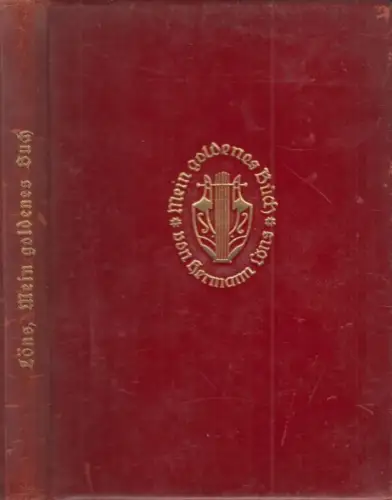 Buch: Mein goldenes Buch, Löns, Hermann, F. Gersbach Verlag, gebraucht, gut