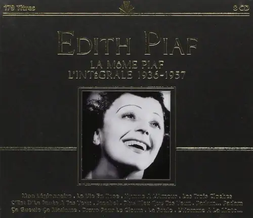 CD-Box: Edith Piaf - 1936-1957, 8 CDs, Black Line, 2008, gebraucht, sehr gut