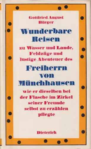 Sammlung Dieterich 155: Abenteuer des Freiher von Münchhausen. Bürger, 1980
