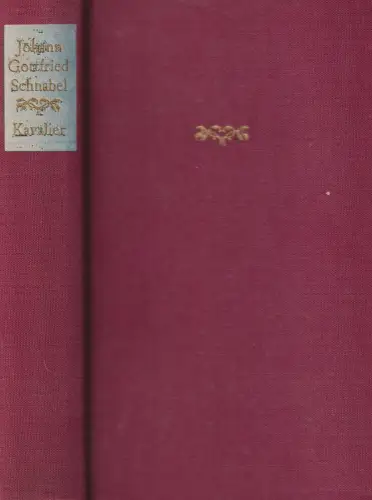Buch: Der im Irrgarten der Liebe herumtaumelnde Kavalier, Schnabel. 1973, Insel