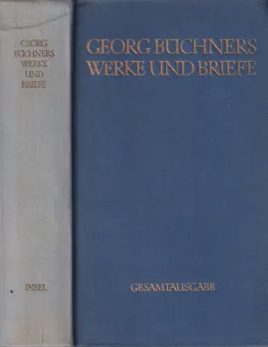 Buch: Werke und Briefe, Büchner, Georg. 1968, Insel Verlag, Gesamtausgabe