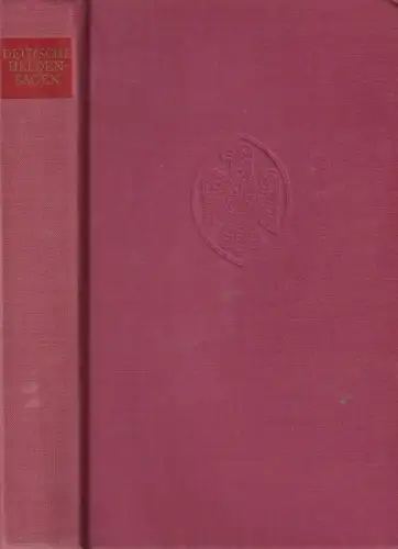 Buch: Deutsche Heldensagen, Hecht, Wolfgang und Gretel. 1970, Insel Verlag