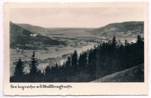 AK Der Tegernsee v. d. Wallbergstraße. Postkarte, gebraucht, gut, ungelaufen